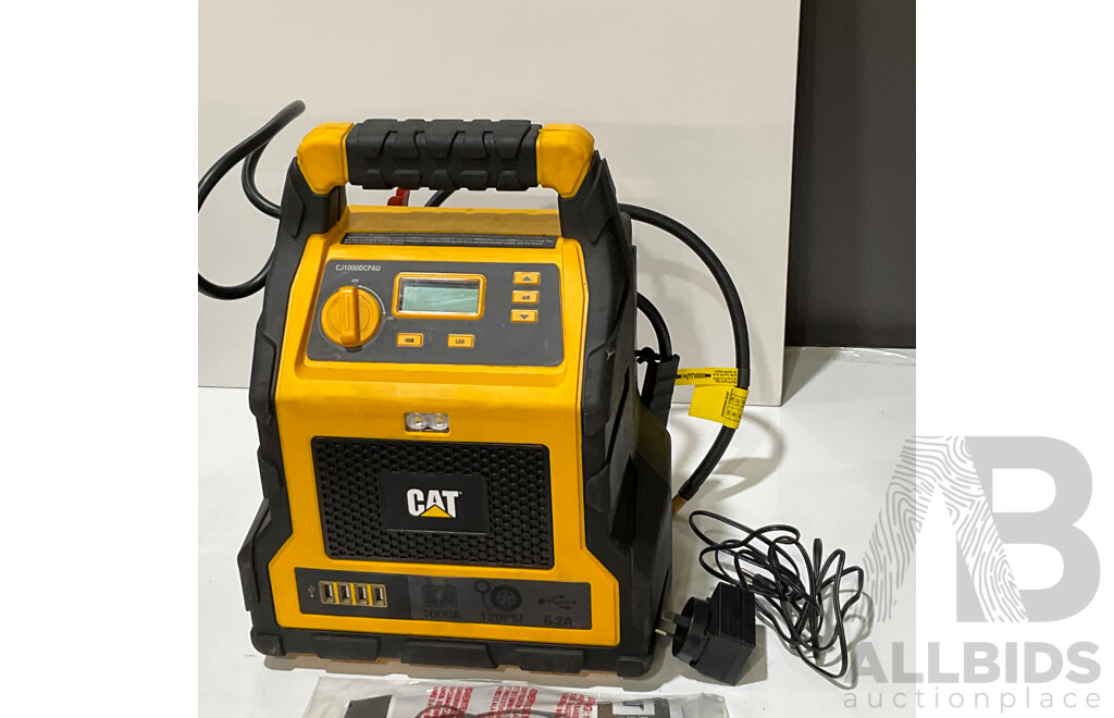 CAT (CJ1000DCPAU) Jumpstarter & Air Compressor - ORP $144.99