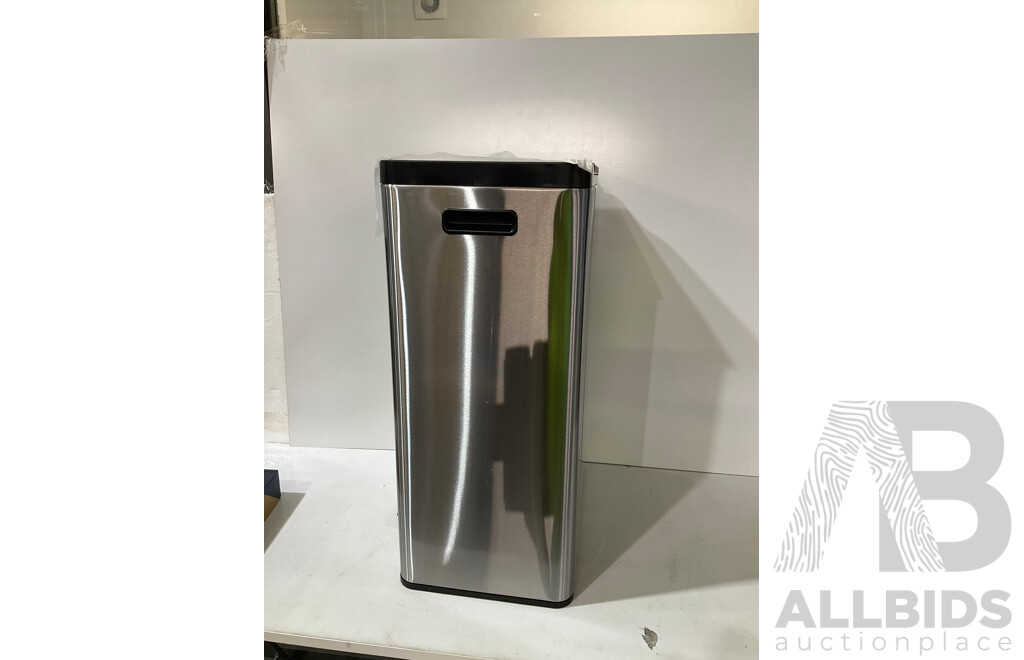 SENSIBLE ECO LIVING Step Bin 47L (1600211), CLARK (CL10007.C5A) Round Basin Mixer - LOT of 2 - TOTAL ORP $302.94