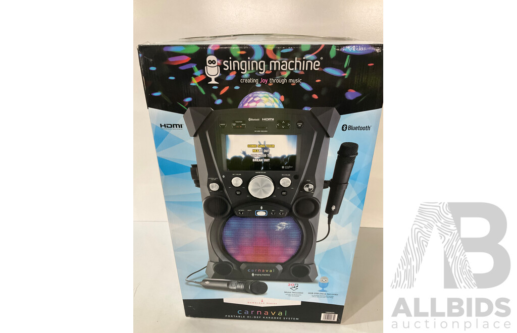 CARNAVAL (SDL9035) Singing Machine - Total -  ORP $339.99