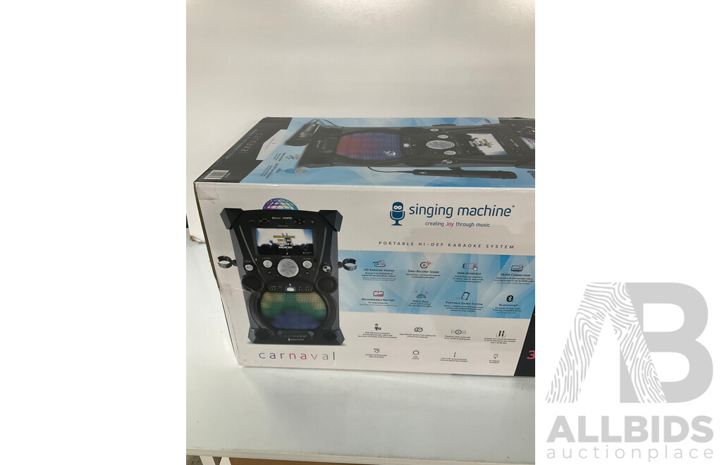 CARNAVAL (SDL9035) Singing Machine - Total -  ORP $339.99