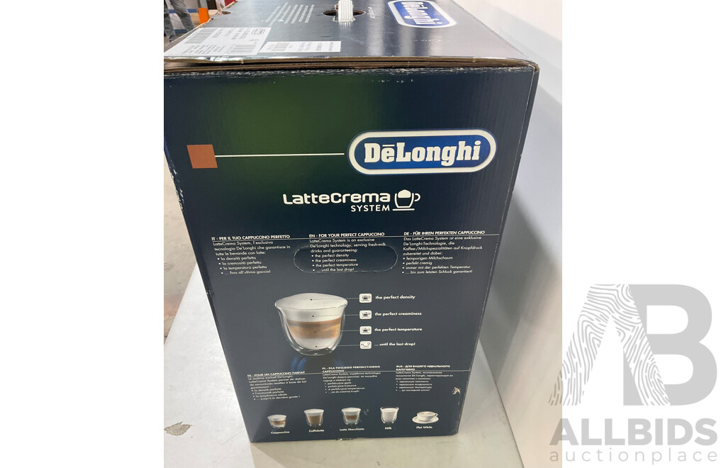 DELONGHI (ECAM350.55.B) Premiu Automatic Coffee Machine - Total -  ORP $1199.00