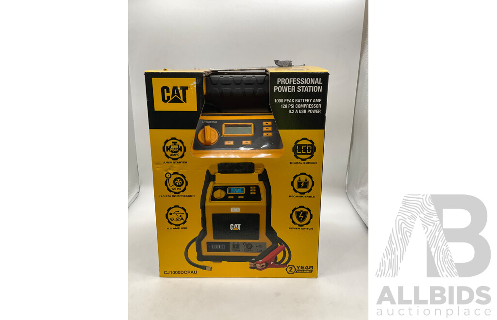 CAT (CJ1000DCPAU) Jumpstarter & Air Compressor - ORP $144.99