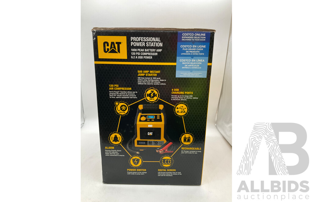 CAT (CJ1000DCPAU) Jumpstarter & Air Compressor - ORP $144.99
