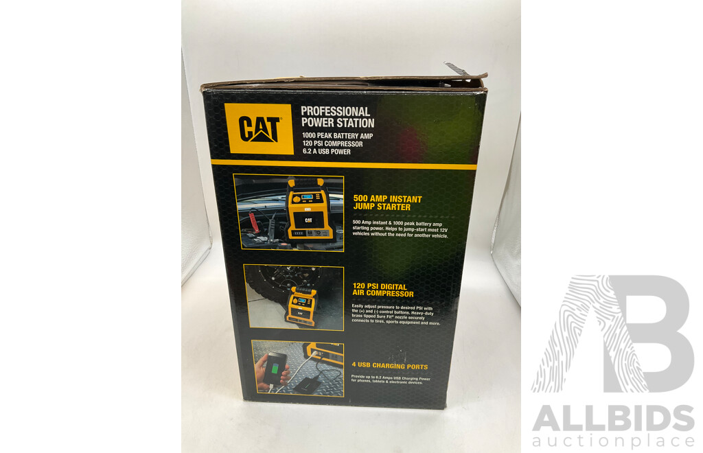 CAT (CJ1000DCPAU) Jumpstarter & Air Compressor - ORP $144.99