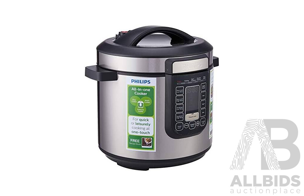 PHILIPS (HD2237/72) Multicooker, GREEN PAN (CC004888-001) 2 Piece Set, PHILIPS (HD2778) Stainless Steel Inner Pot - LOT of 10 -  ESTIMATED ORP $300