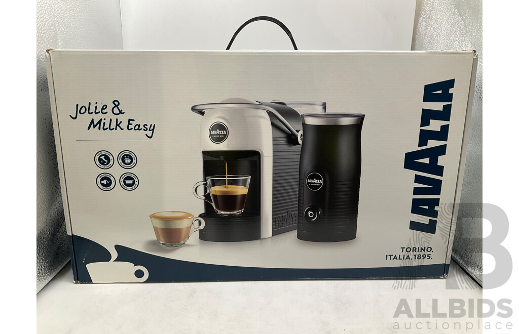 LAVAZZA (1800345) a Modo Mio Jolie & Milk Coffee Maker and Milk Frother - ORP $249.00