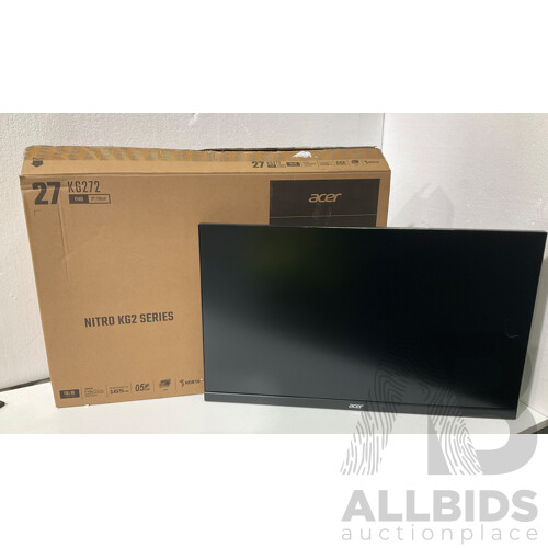 ACER (KG272) Nitro KG2 Series Gaming Monitor - ORP $309.00