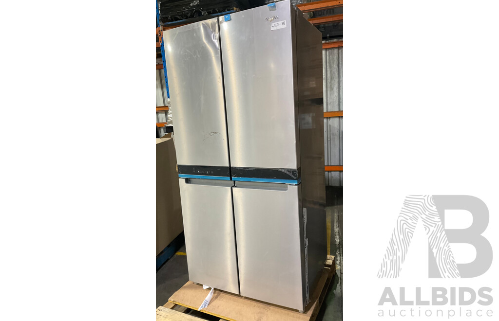 Whirlpool (WQ70900SXX) 595L 4 Door Refrigerator - ORP $1899.99