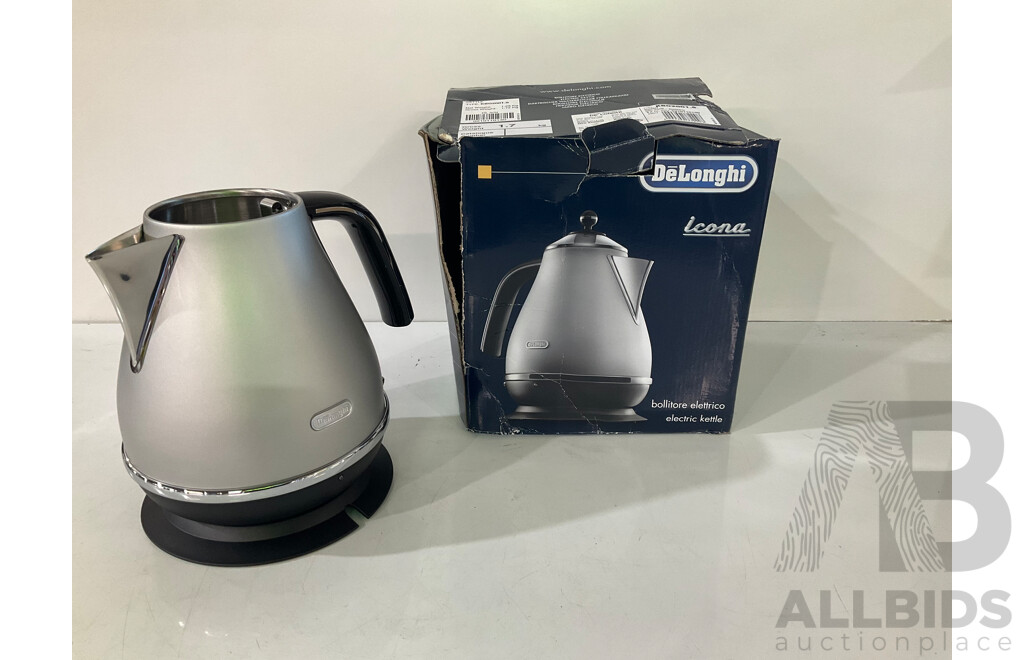 DELONGHI KBO2001BK Icona Kettle Lot 1429478 ALLBIDS