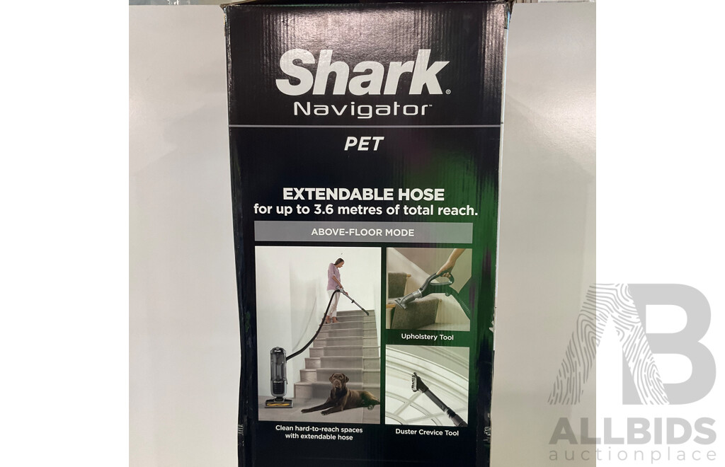 SHARK (ZU62ANZ) Navigator Pet With Self-Cleaning Brushroll Vacuum - Total - ORP $319