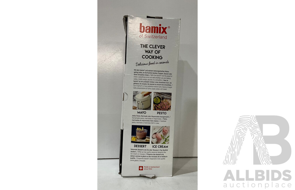 BAMIX (EO140) the-All-in-One Kitchen Machine - MORPHY RICHARDS (KT108021CEE REV1) Illumination 1.7 Jug Kettle (White) - JOSEPH JOSEPH Index Large Chopping Boards - Set of 3 - Estimated Total ORP $300.00
