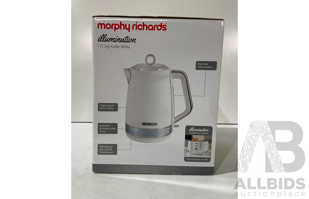 BAMIX (EO140) the-All-in-One Kitchen Machine - MORPHY RICHARDS (KT108021CEE REV1) Illumination 1.7 Jug Kettle (White) - JOSEPH JOSEPH Index Large Chopping Boards - Set of 3 - Estimated Total ORP $300.00