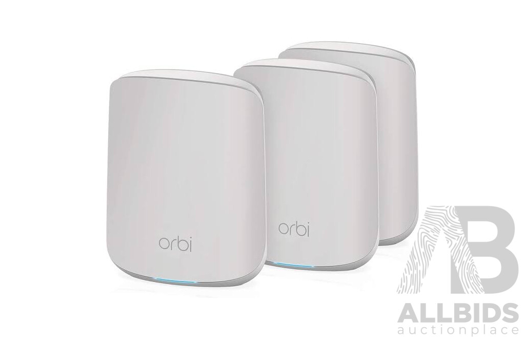 NETGEAR (AX1800) Orbi Dual-Band Mesh Wi-Fi 6 System (3 Pack) - ORP $474.00