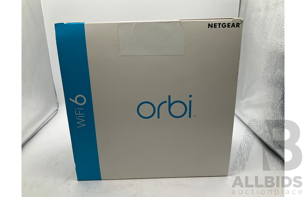 NETGEAR (AX1800) Orbi Dual-Band Mesh Wi-Fi 6 System (3 Pack) - ORP $474.00