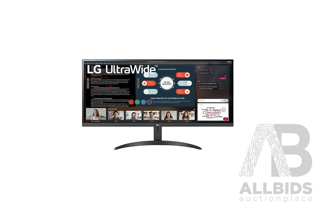 LG (34WP500-B) 34'' UltraWide FHD HDR Monitor With FreeSync - ORP $469.95