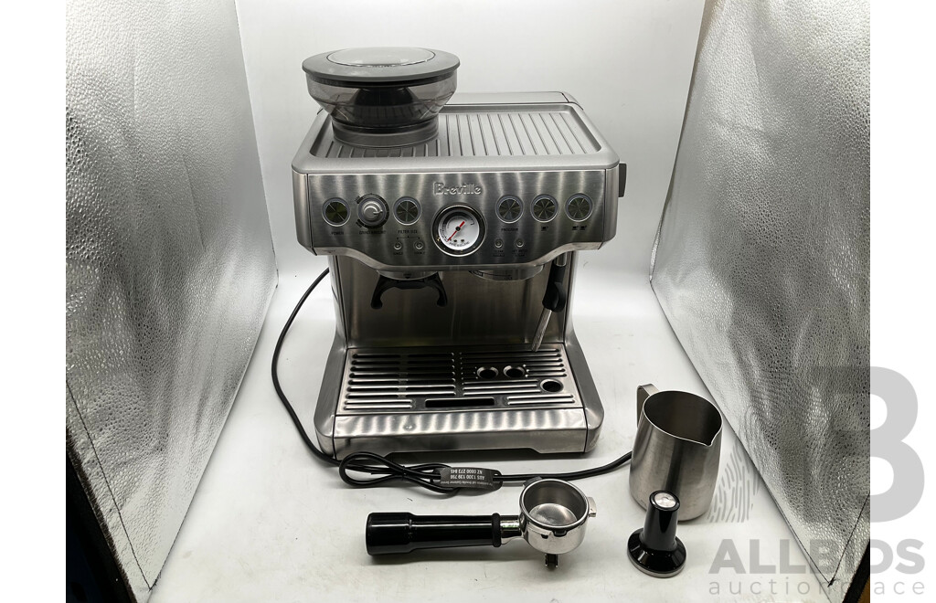 BREVILLE (BES875BSS) the Barista Express Coffee Machine - ORP $649.00