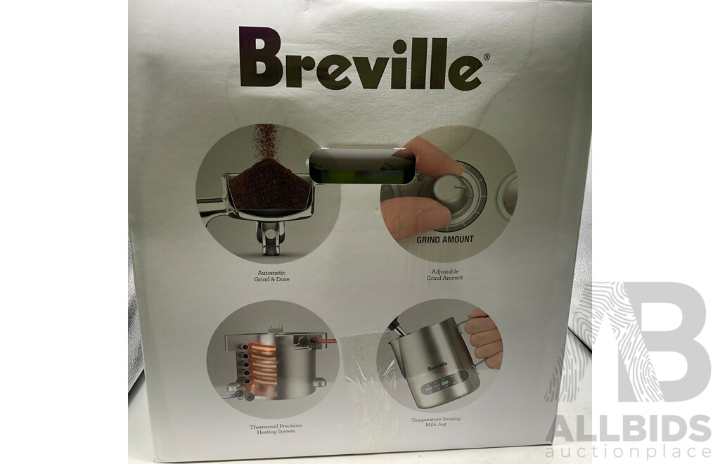 BREVILLE (BES875BSS) the Barista Express Coffee Machine - ORP $649.00