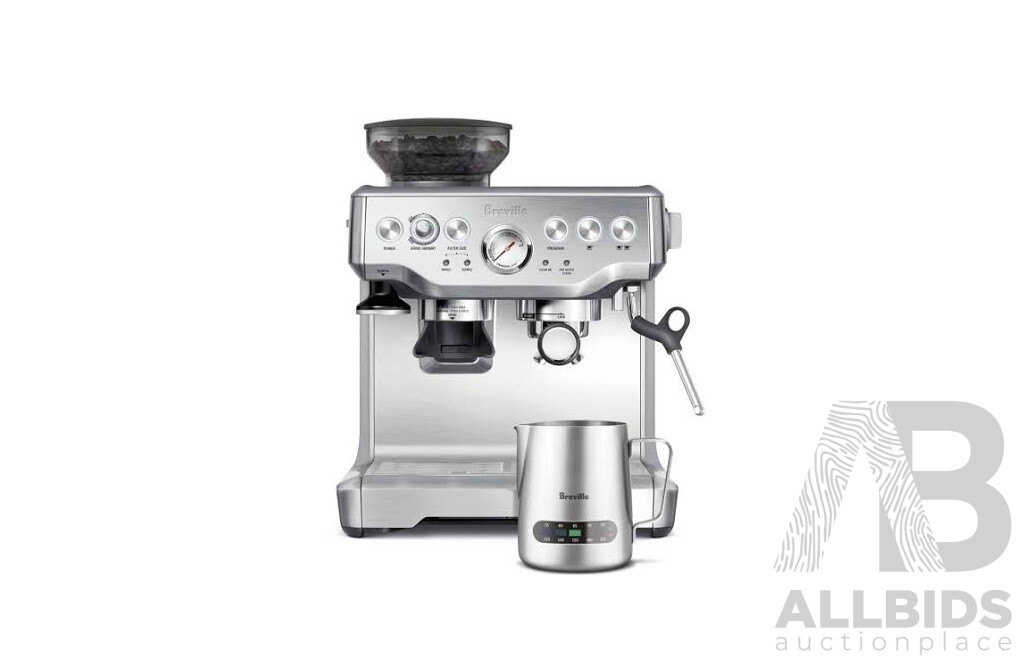 BREVILLE (BES875BSS) the Barista Express Coffee Machine - ORP $649.00