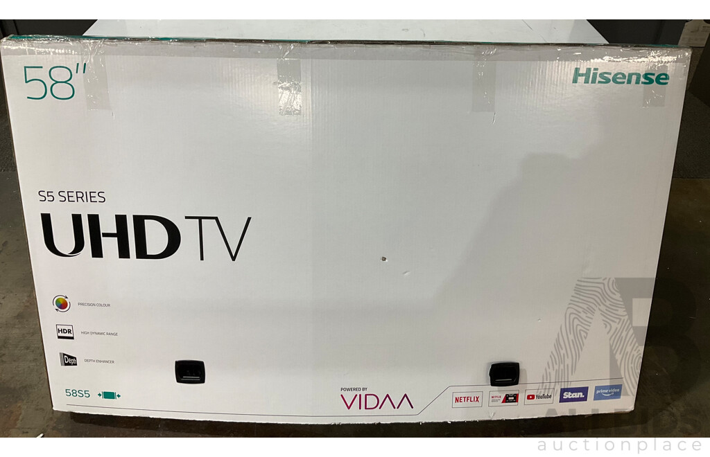 HISENSE (58S5) 58inch UHD 4K TV Series S5 - ORP $1,499.00