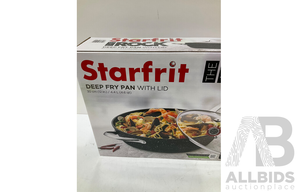 KIRKLAND Signature 10 Piece 5-Ply Clad Stainless Steel Cookware Set and STARFRIT Deep Fry Pan - Total ORP $429.97