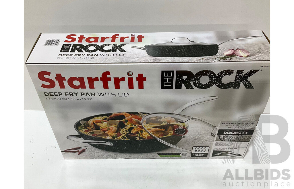 KIRKLAND Signature 10 Piece 5-Ply Clad Stainless Steel Cookware Set and STARFRIT Deep Fry Pan - Total ORP $429.97