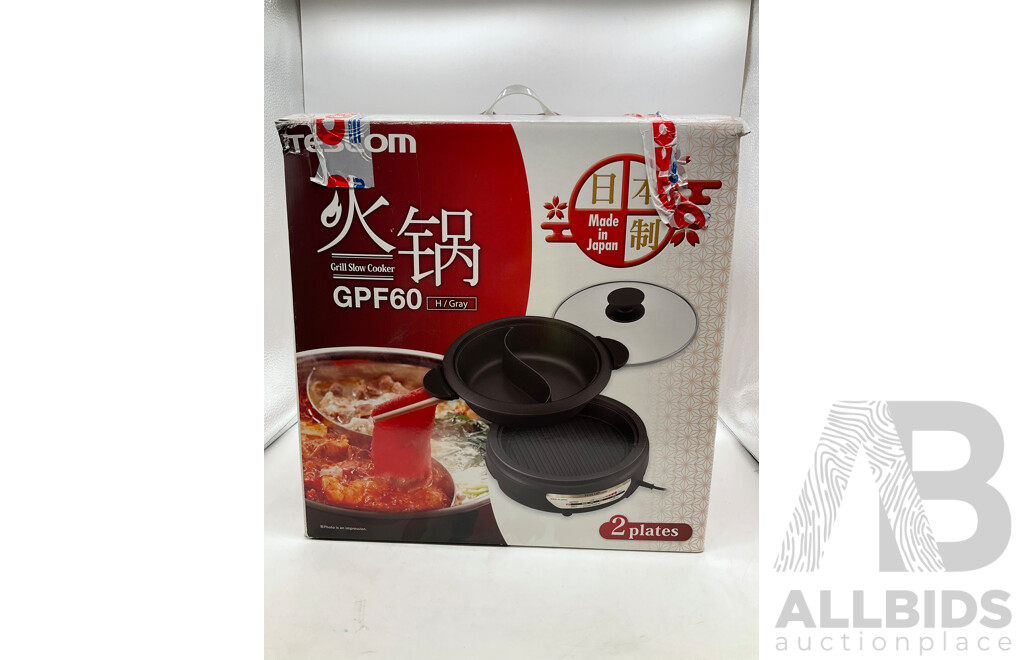 TESCOM (GPF60) Hot Pot Grill Slow Cooker - ORP $299.99