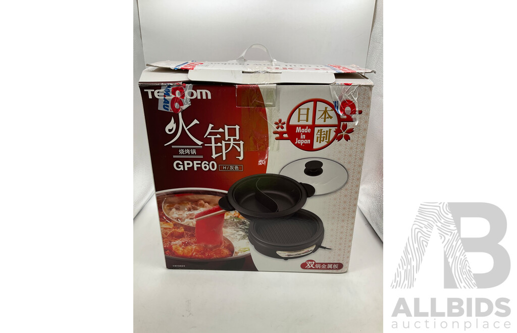 TESCOM (GPF60) Hot Pot Grill Slow Cooker - ORP $299.99