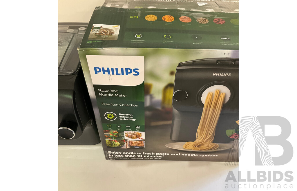 PHILIPS (HR2375) Pasta and Noodle Maker - Total ORP $399.00
