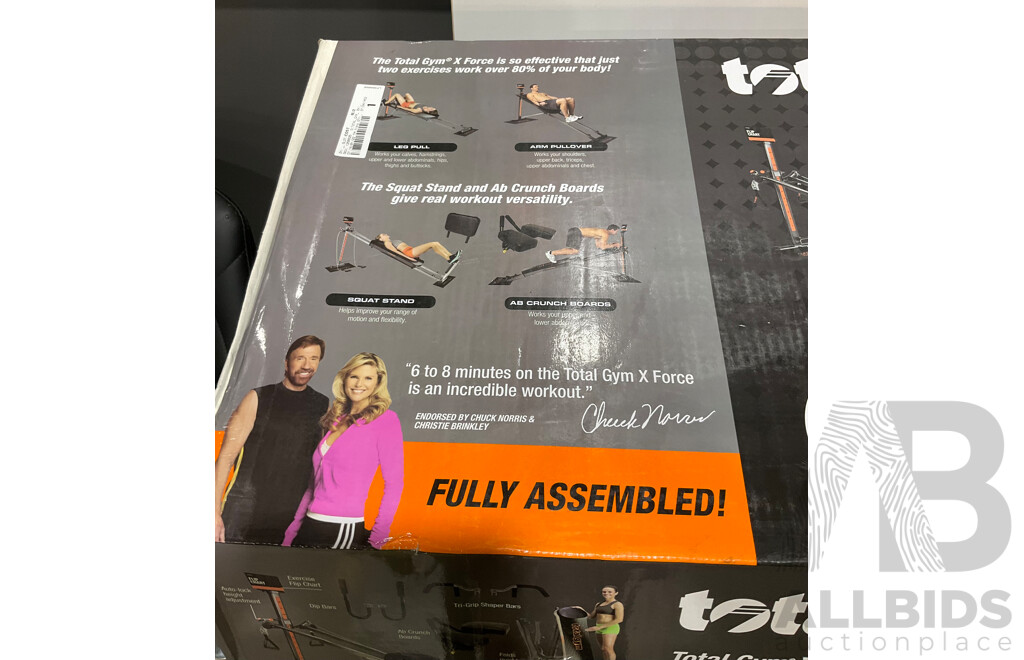 TOTAL Gym X-Force Home Gym Workout Setup - Total ORP $569.99