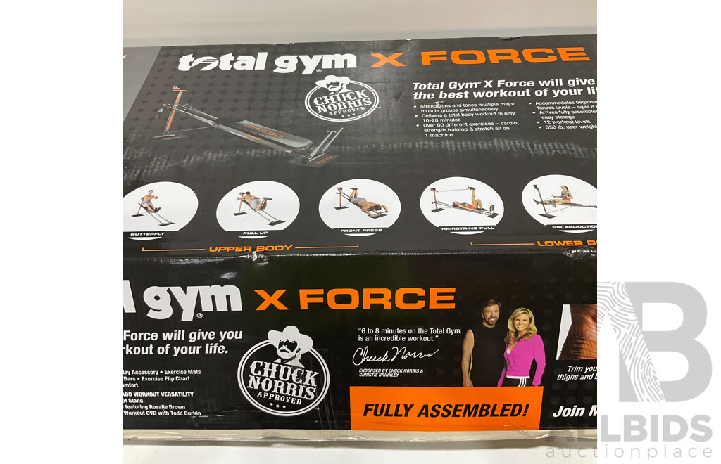 TOTAL Gym X-Force Home Gym Workout Setup - Total ORP $569.99