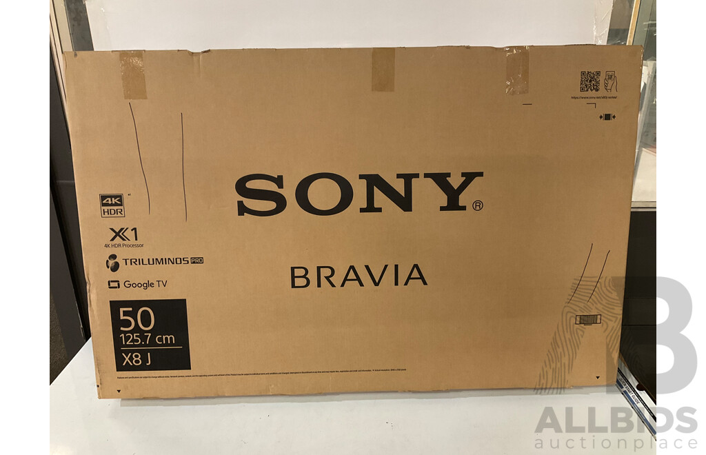 SONY (KD43X8000H) 43 Inch X8000H 4K UHD HDR Smart Android LED TV - ORP $1,299.00