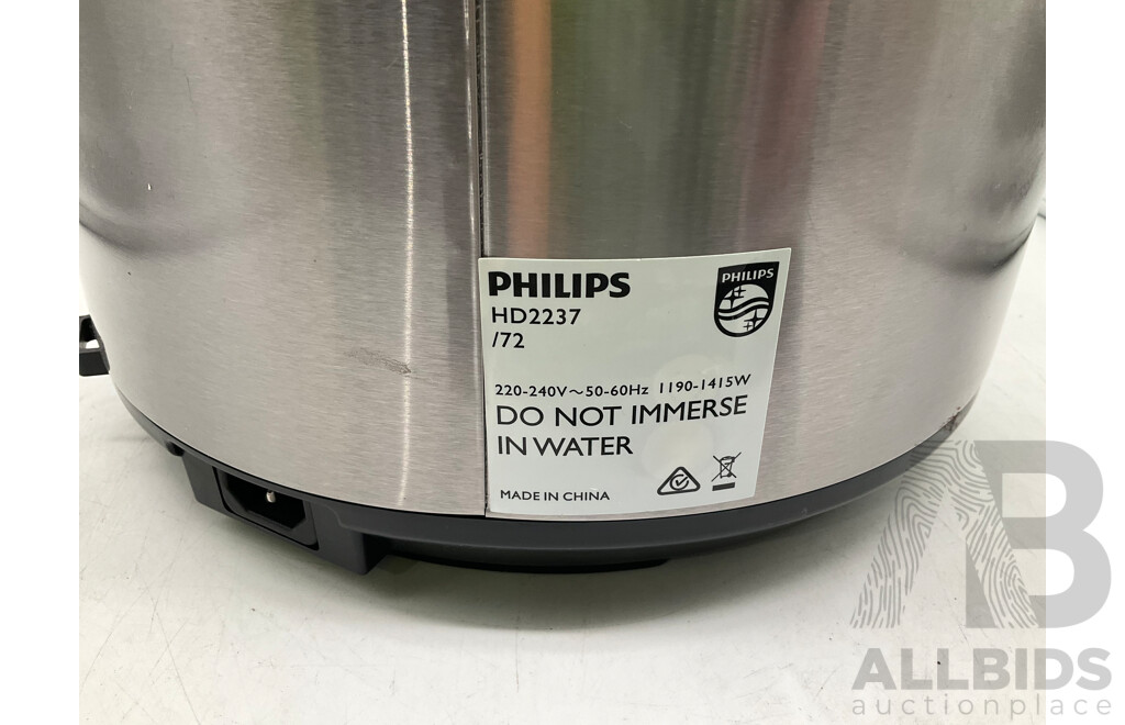 PHILIPS (HD2237/72) All-in-One Multi Cooker - ORP $249.00