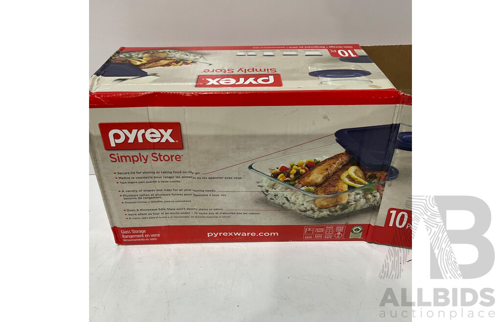 PYREX, OXO and Assorted Kitchen Storage Items - LOT of 16 - Approximate ORP $159.99