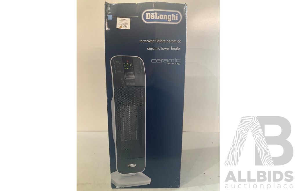 DELONGHI Tower Ceramic Fan Heater 2000w - ORP - $179.99