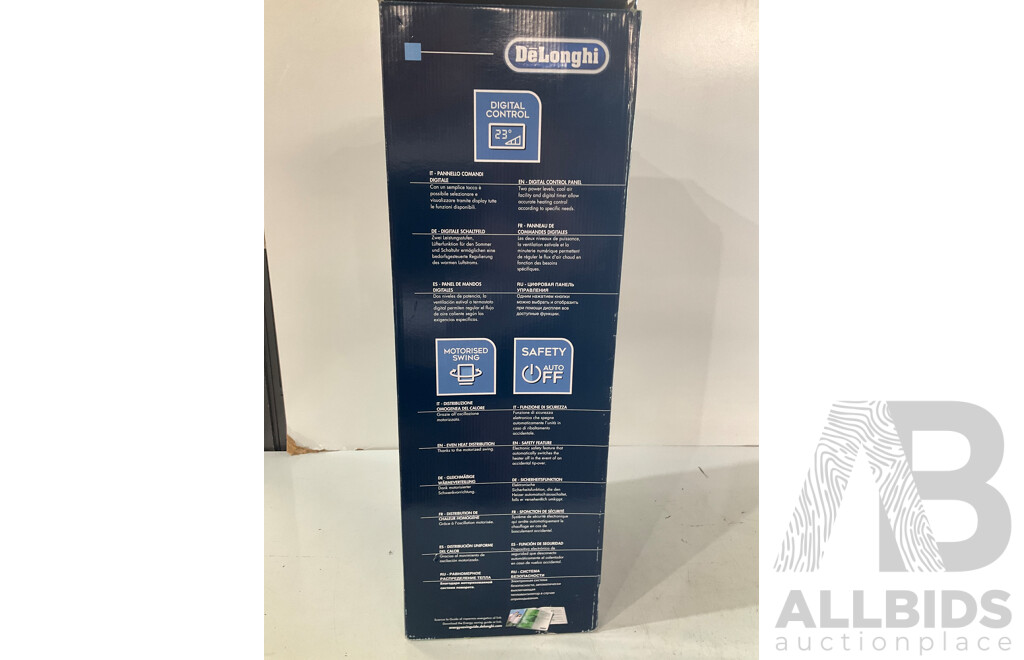 DELONGHI Tower Ceramic Fan Heater 2000w - ORP - $179.99