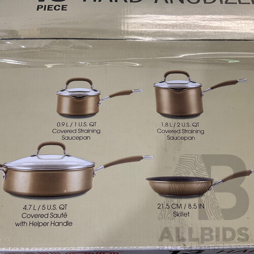 CIRCULON (1309952) Premier 13 Piece Hard Anodised Cookware (Bronze) - ORP 339.99