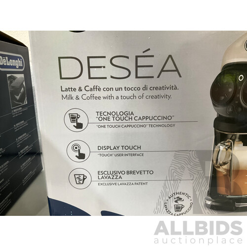 DELONGHI F28313.bk Roto Fryer LAVAZZA LM950 Modo Mio Coffee Capsule Machine Lot of 2 Total ORP 284.00