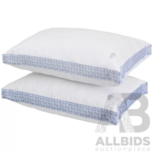 TOMMY BAHAMA (1311111) Down Alternate Pillows Pack of 2 - ONKAPARINGA ( 97529 ) Weighted Neck Wrap With Bonus Eye Pack - Mid Navy & BESTWAY ( 97280 ) Fortech Airbed - Lot of 3 - Total -ORP $ 154.94