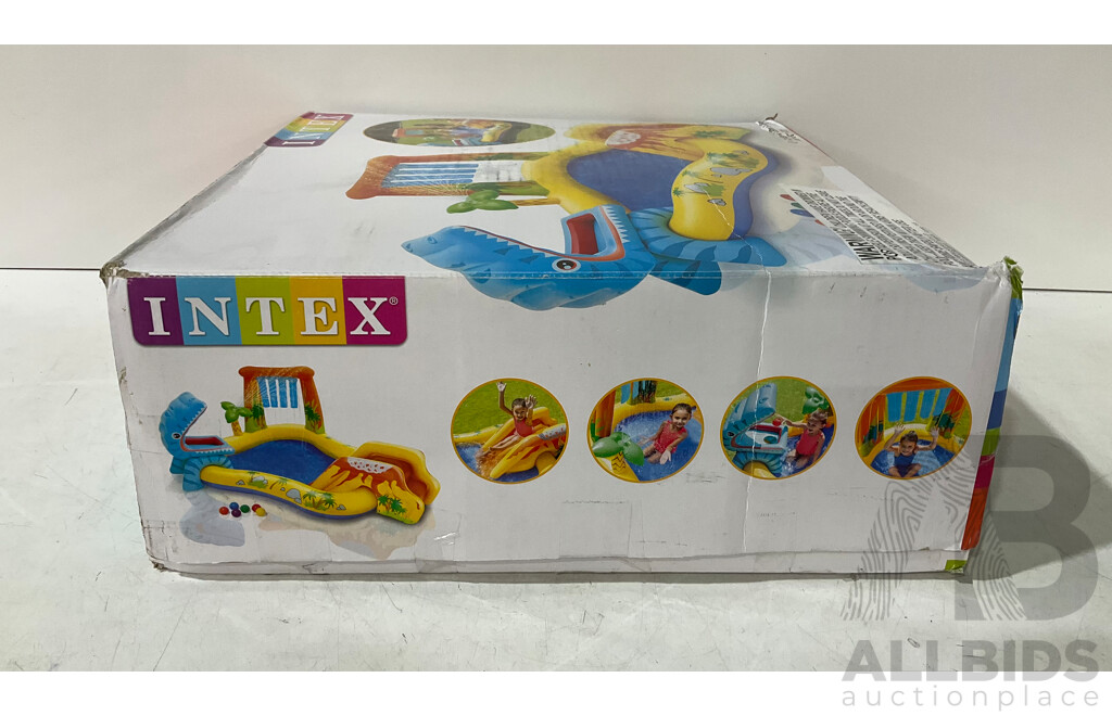 INTEX Wet Set Dinasour Collection - INTEX Inflatable Pool - Lot of 2 - Estimated Total ORP $149.99