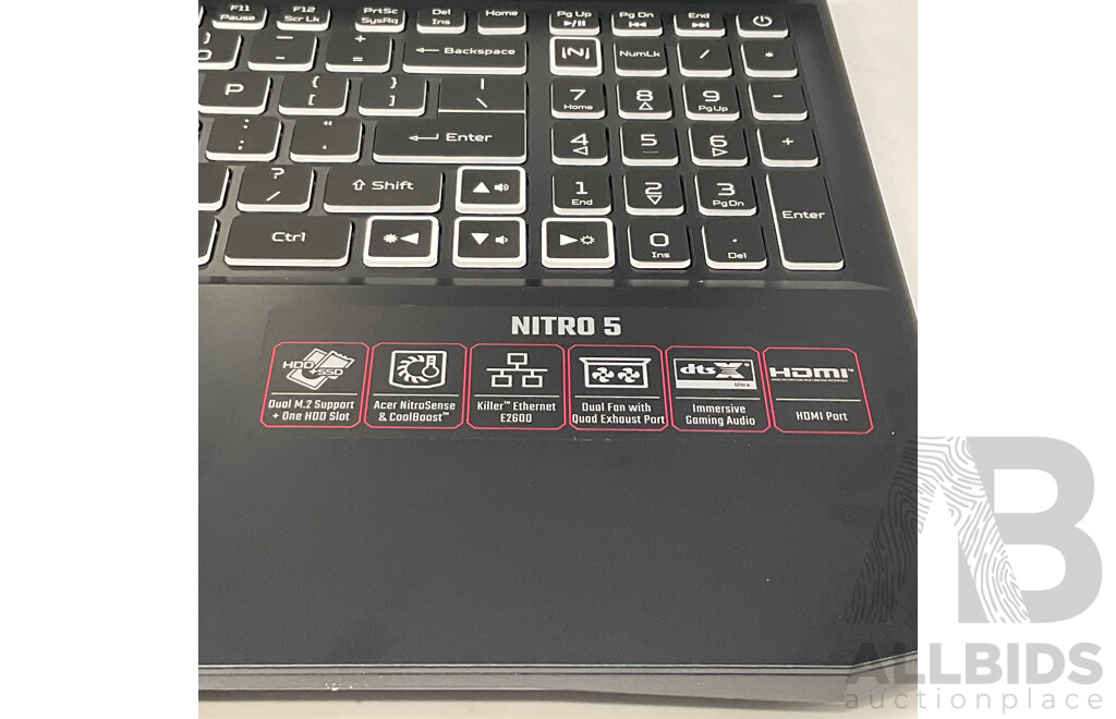 ACER (NH.QBSSA.009) Nitro 5 AMD Ryzen 9 (5900HX) 8-Core CPU RTX 3080 15.6-Inch Gaming Laptop - ORP $3499.00