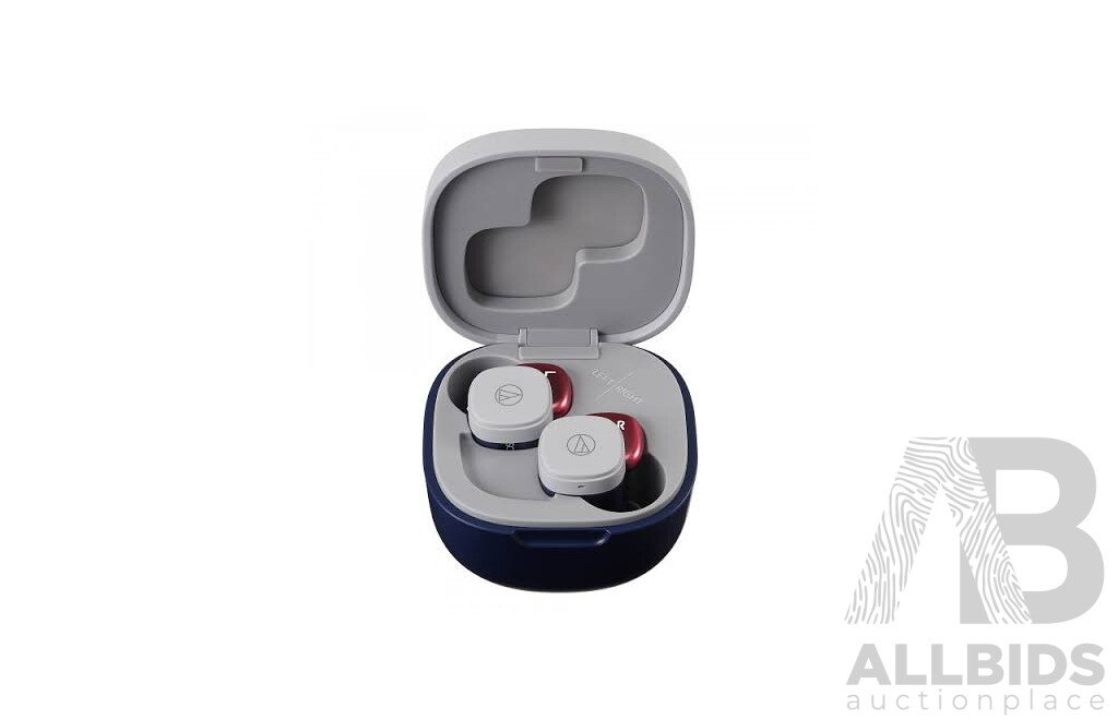JOURNEY (JMS31SWHAU) MagSafe Compatible 3-in-1 Wireless Charging Stand Bundle (White), AUDIO-TECHNICA (ATH-SQ1TW) Wireless Earbuds - Total ORP $278.95