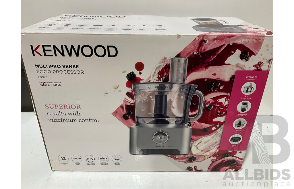 KENWOOD (FPM810) Multipro Sense Food Processor  -  ORP $369.99