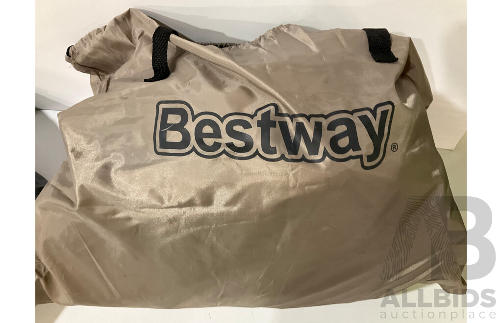 INTEX (AP620C) Airbed & BESTWAY (P3141) Airbed - Lot of 2- Estimated Total ORP $169.99