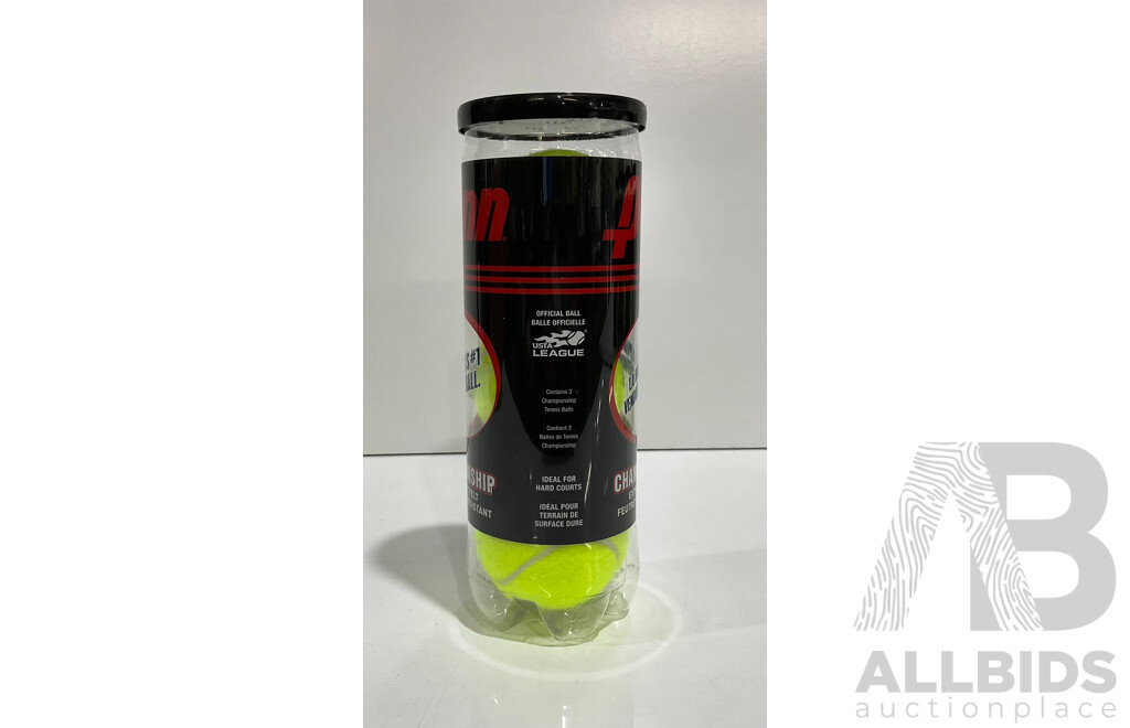WILSON (WGGC67000) NBA Signature Series - PENN Championship Extra-Duty Felt Tennis Balls - Lot of 9 - Estimated Total ORP $270.00