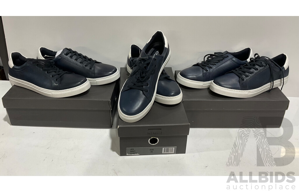 AQUILA (114034) Jed Men's Navy Shoes (Size 45) Lot of 3 - Estimated Total ORP $450.00
