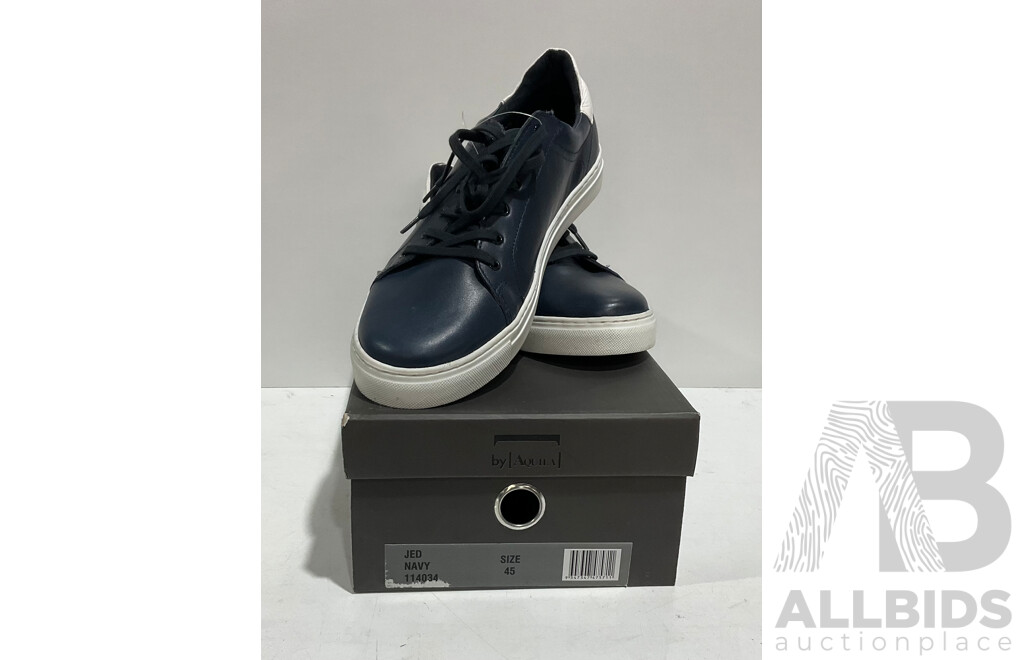 AQUILA (114034) Jed Men's Navy Shoes (Size 45) Lot of 3 - Estimated Total ORP $450.00