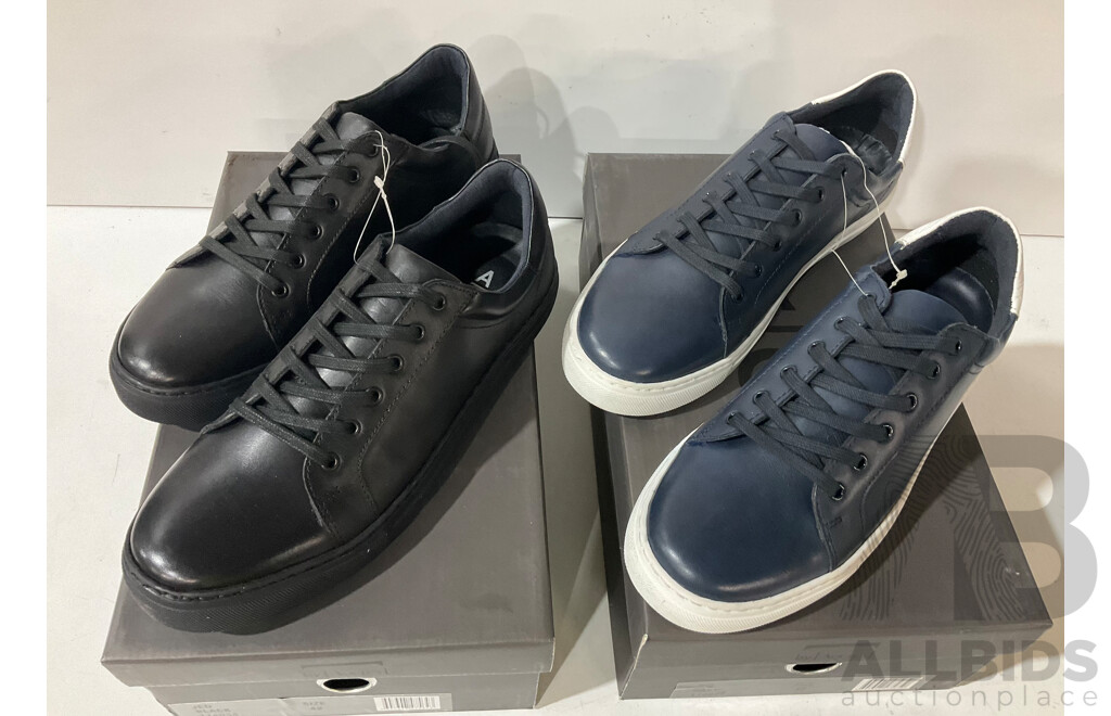 AQUILA (114034) Jed Men's Shoes (Navy & Black, Size 42) Lot of 2 - Estimated Total ORP $300.00