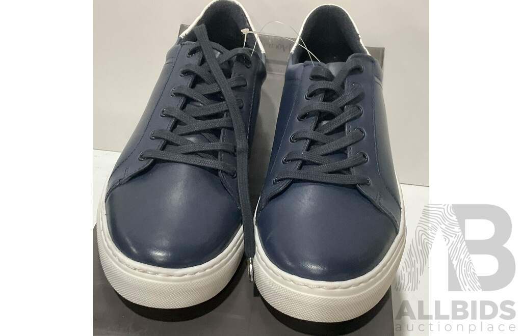 AQ by Aquila JED - UK Size 42 (Blue) X 2 - AQ by Aquila JED - UK Size 42 (Black) X 2 - Lot of 4 - Total ORP $600.00