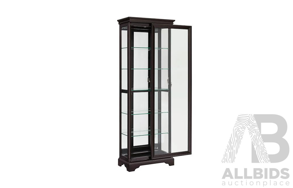 PULASKI Curio Display Cabinet With Sliding Doors 79 Inch - ORP $799.99