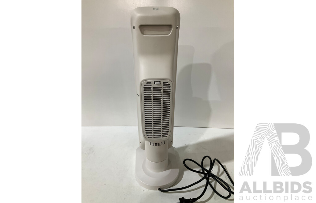 DELONGHI (HFX65V20) 2000W Ceramic Tower Fan Heater - ORP $179.00